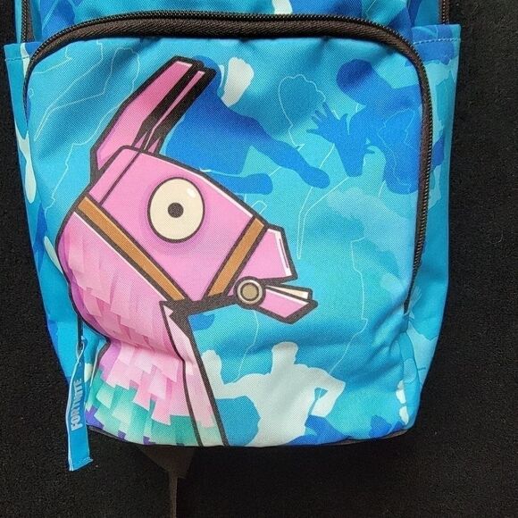 FORTNITE BLUE LLAMA BACKPACK  - Picture 3 of 6